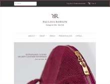 Tablet Screenshot of paulinarobson.com